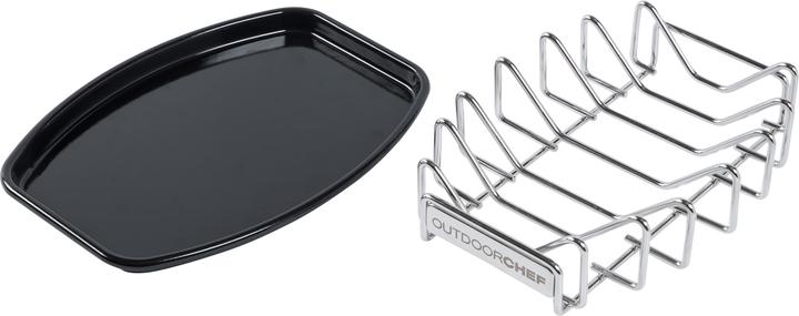 Actual product image Outdoorchef Universal-Rack als Rippchen Halter und Bratenkorb