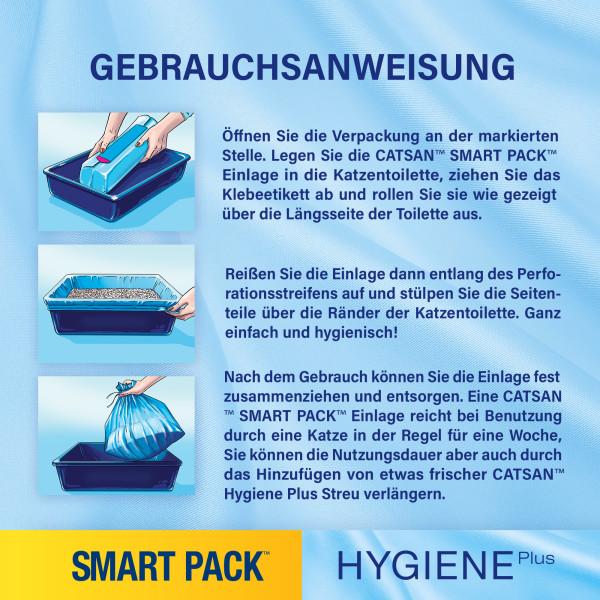 Image du produit Catsan Hygiene Plus Smart Pack™ (Biodégradable, Neutralisant, Ne s'agglomère pas, 3.90 kg)