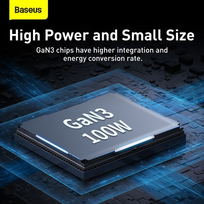 Actual product image Baseus GaN3 Pro (100 W)