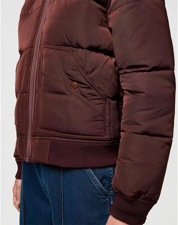 Actual product image Wrangler Western Puffer Jacket, Machine Washable Regular Fit (S)