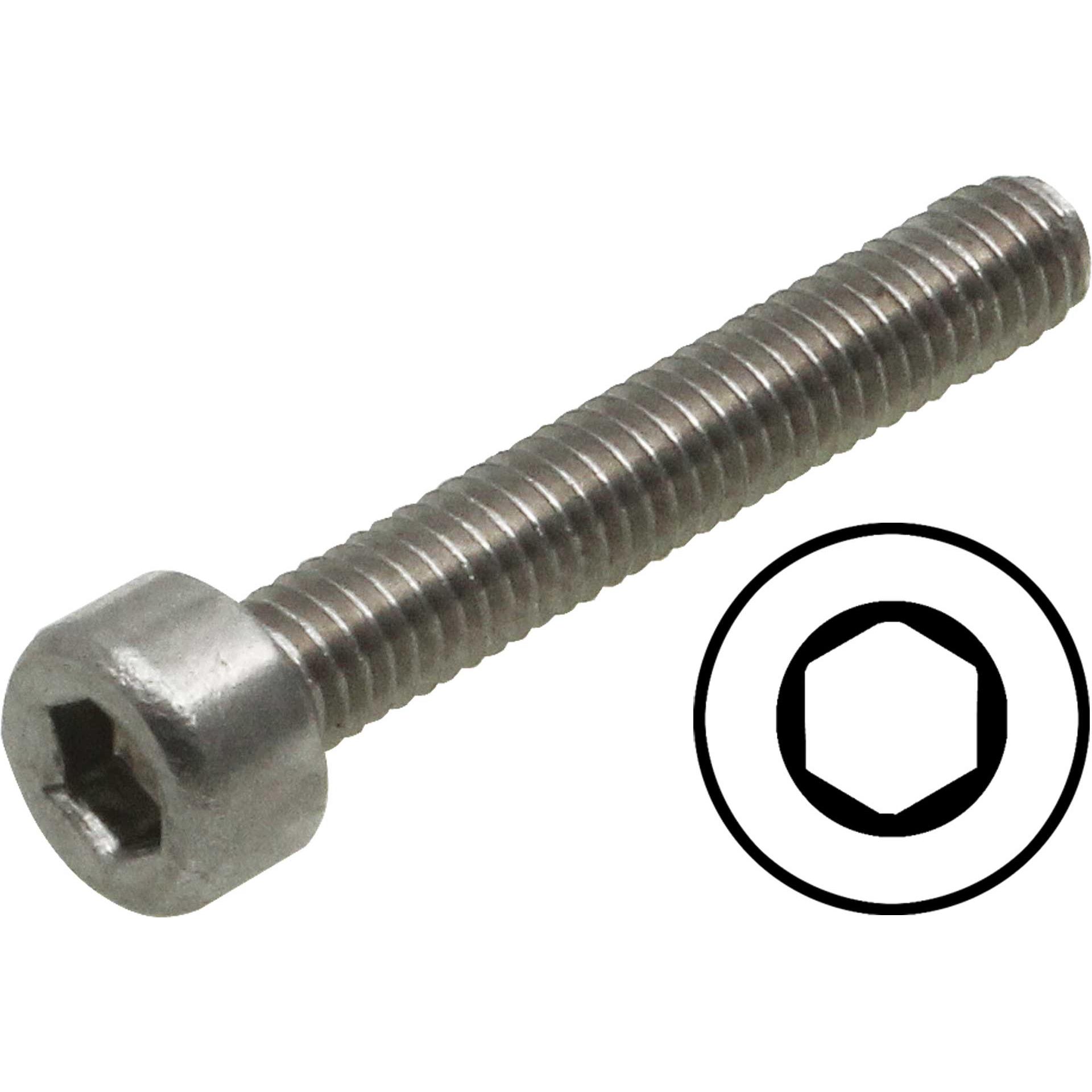 Modellbau Lindinger, Schrauben, innensechskantschrauben m2/25mm 15stk. edelstahl, rostfrei (15 Schrauben pro Stück)