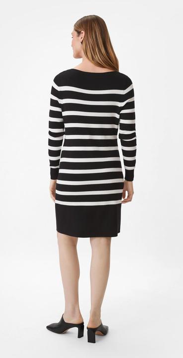 Actual product image Comma Kleid Gestreiftes Kleid aus Feinstrick (46)