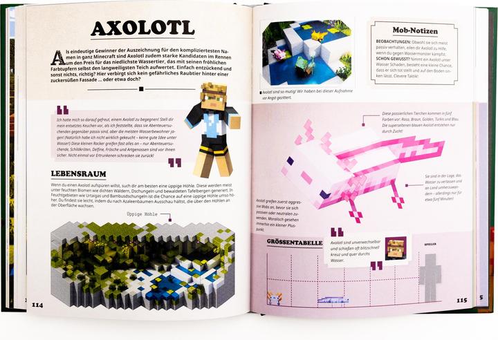 Produktbild Minecraft Lexikon der Mobs. Der ultimative Leitfaden zu allen Kreaturen und Monstern (Deutsch, Mojang Ab, Tom, Stone, 2024)