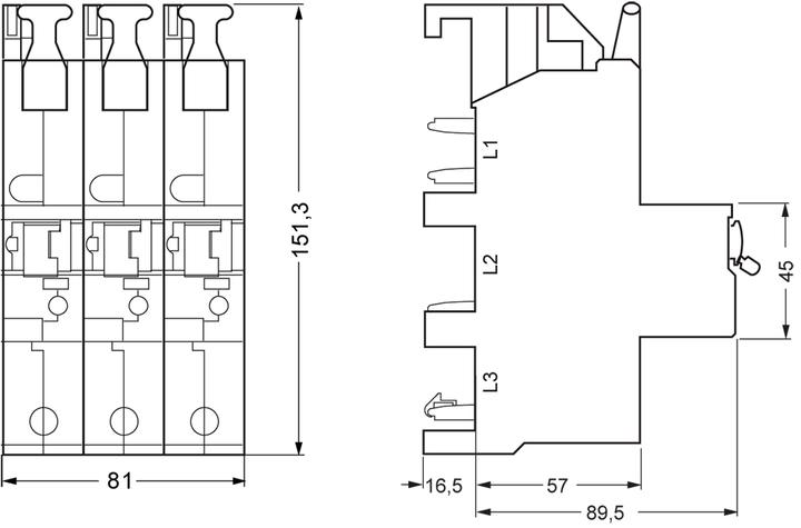 Actual product image Siemens Main circuit breaker 3xpole 35A V