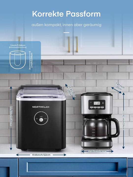 Produktbild Northclan Eiswürfelmaschine