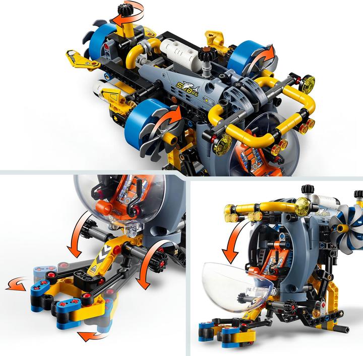 Produktbild LEGO Tiefseeforscher U-Boot (42201, LEGO Technic)