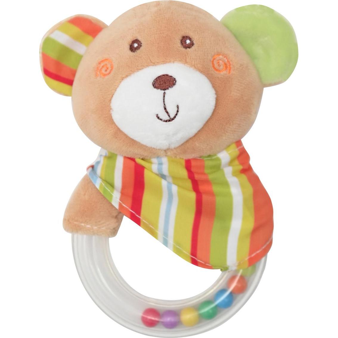 Thumbnail - Lorelli, Kinderwagenspielzeug, Baby Plüschtier Rasselring 13 cm