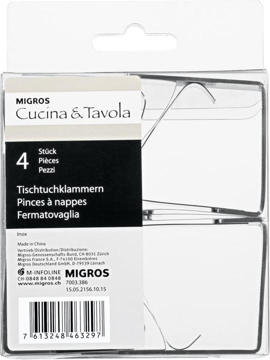 Actual product image Cucina & Tavola Tablecloth clamps