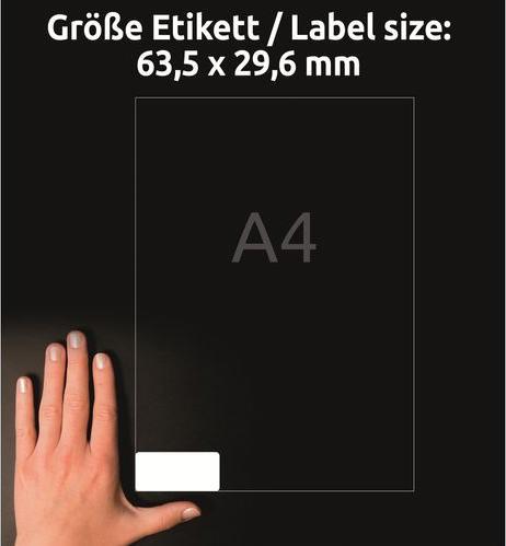 Produktbild Avery Universal-Etiketten, ablösbar