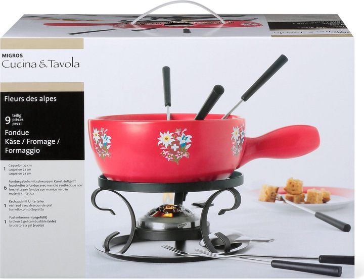 Produktbild Cucina & Tavola Käse Fondue-Set (Käsefondue)