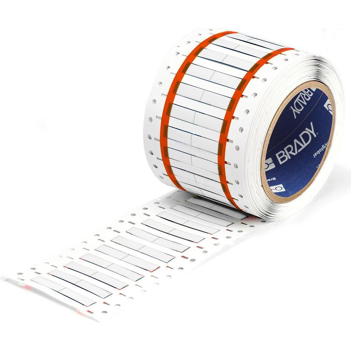 Brady, Etiketten, 2HX-125-2-WT-2, B-7642, Heatex Schrumpfschlauch 2:1, Weiss, 24,99 x 6,2mm, für Kabeldurchmess