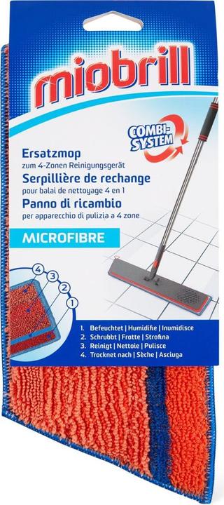 Miobrill 4-Zone Microfiber Replacement Mop (1 pcs.)