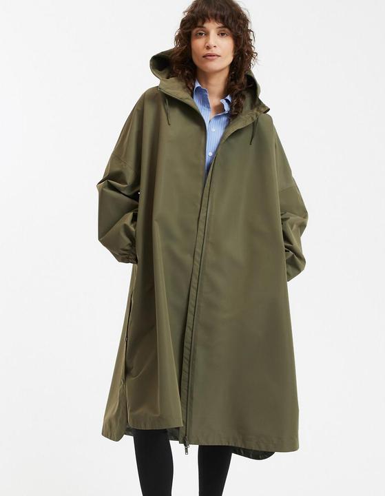 Actual product image La Redoute Collections Oversize Maxi Long Windbreaker mit Kapuze (XL)