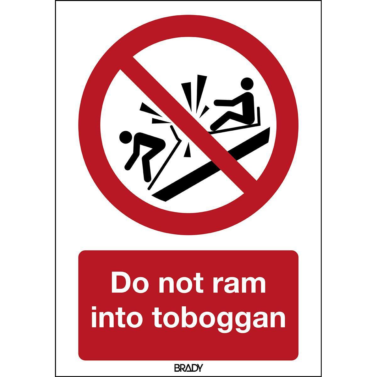 Brady, Sicherheitskennzeichnung, ISO Safety Sign - Do not ram