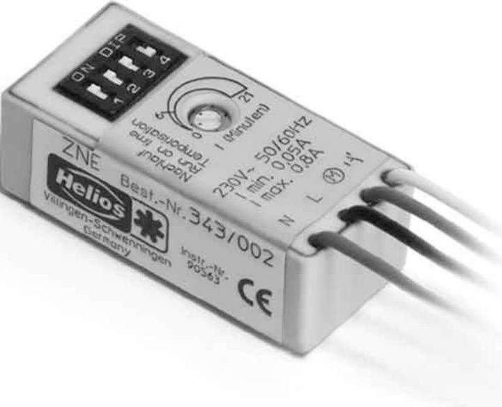 Image du produit Helios Nachlaufschalter mit variabler Nachlaufzeit 230 V ZNE