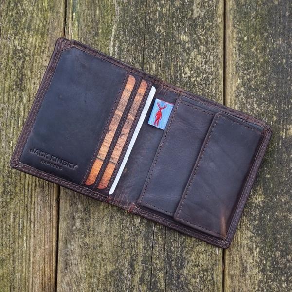 Actual product image Jack kinsky Colombo billfold small square