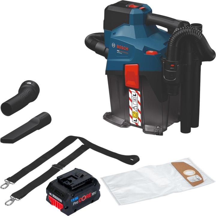 Bosch Professional Bosch GAS 18V-6L S Akku Staubsauger 18 V 6 l Staubklasse L + 1x ProCORE Akku 5,5 Ah - ohne (Trockensauger)