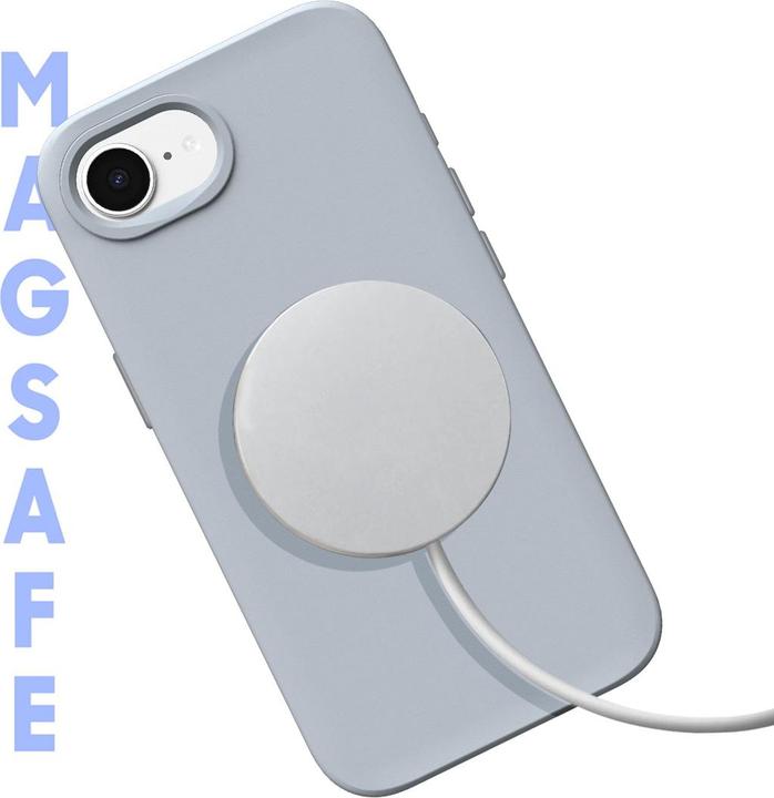 Actual product image RhinoShield SolidSuit MagSafe iPhone 16e Ash Grey, Grundfarbe: Grau (Apple iPhone 16e)