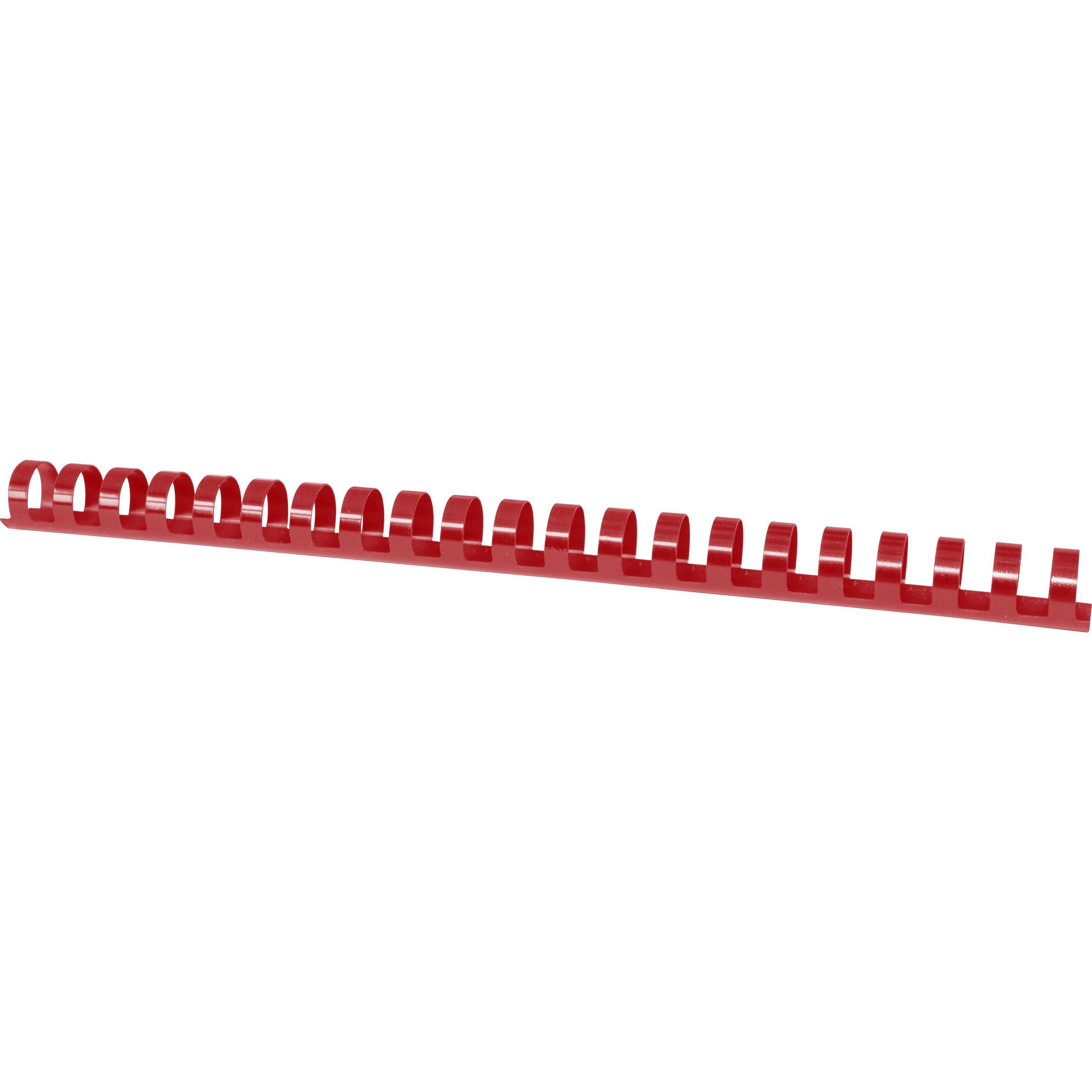 Office Products, Bindegerät Zubehör, Binderücken, 19mm, 100 stk., rot