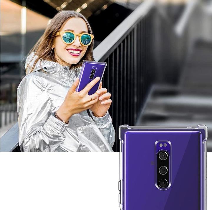 Image du produit Screenguard Sony Xperia 1 Housse Crystal Soft Airbag Bumper (Sony Xperia 1)