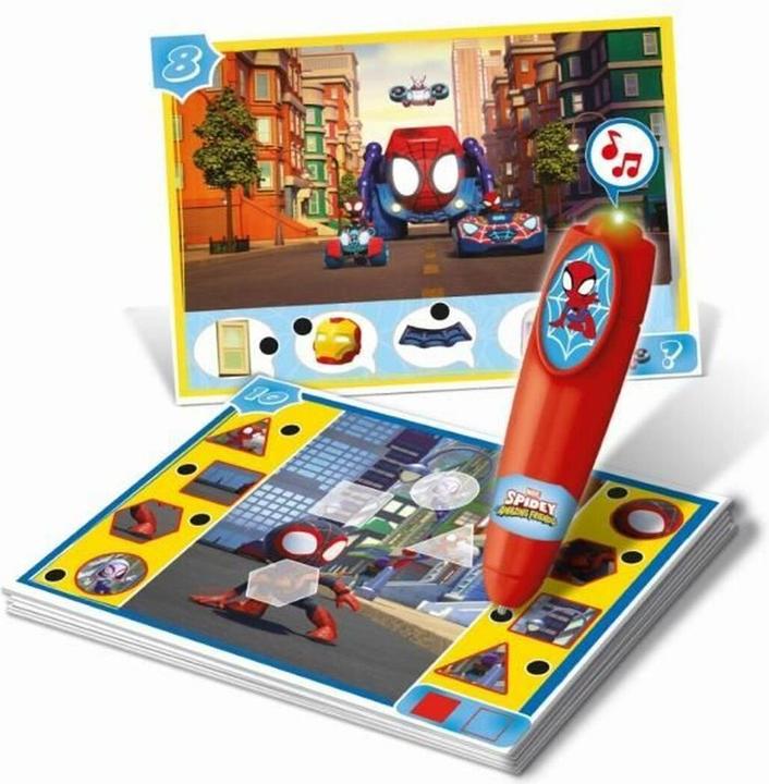 Actual product image Clementoni Quizzy game Spidey (Italian)