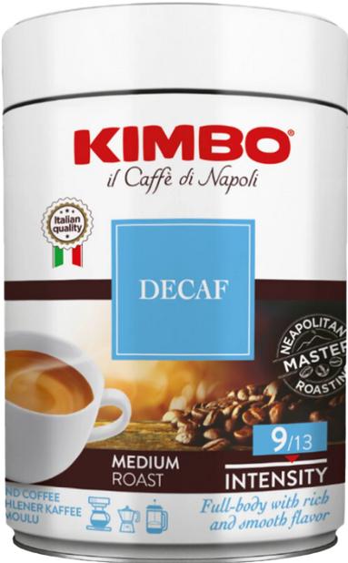 Image du produit Kimbo Decaffeinato 250g Dose gemahlen (250 g)