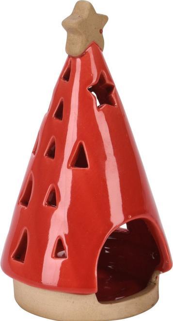 Produktbild Koopman Weihnachtsbaum Teelichthalter 9X15 (1 x, ø 9 x 15 cm)