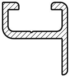 Actual product image Hebgo Retaining profiles 110