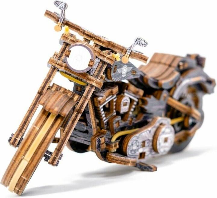 Produktbild WoodenCity Bausatz Cruiser V-Twin bemalt