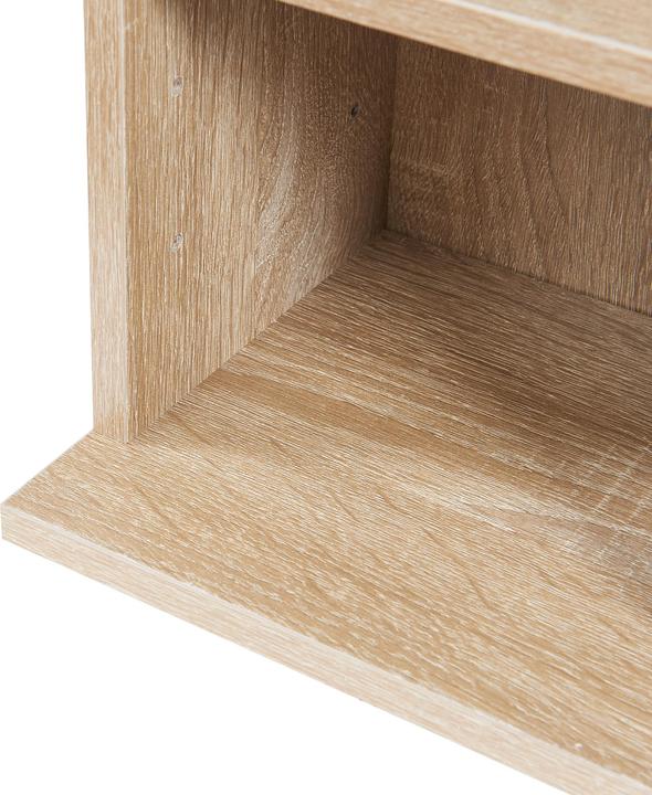 Produktbild En.Casa CD Regal Tynset 90x20x20 cm mit 6 Fächern Sonoma-Eichenoptik (20 x 20 x 90 cm)