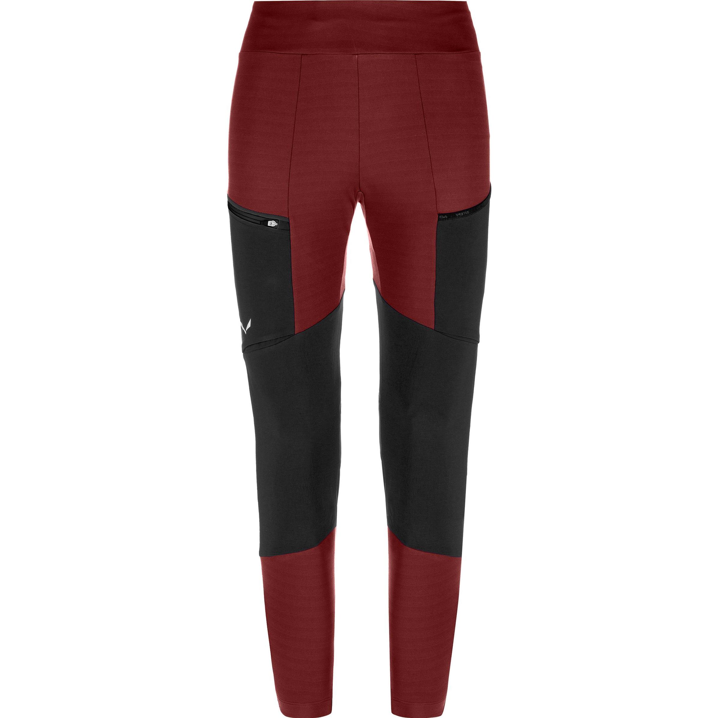 Salewa, Damen, Outdoorhose, Women's Puez Dry Responsive Cargo Tights (42), Rot, 42