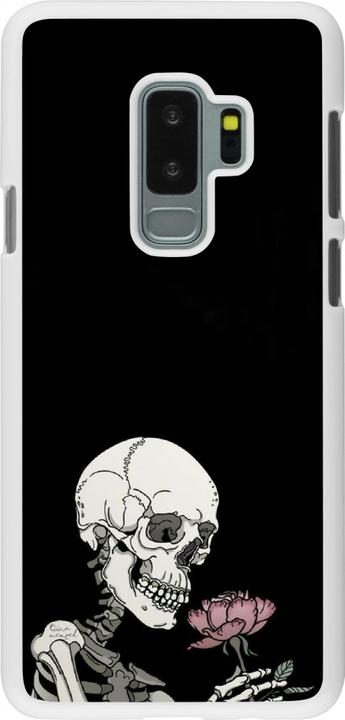 Produktbild PhoneLook Hülle weiss Halloween 2023 rose and skeleton (Samsung Galaxy S9+)