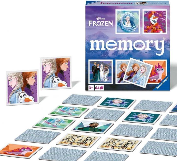 Produktbild Ravensburger Memory Disney Frozen (Dänisch, Deutsch, Englisch, Französisch, Italienisch, Japanisch, Niederländisch, Norwegisch, Polnisch, Portugiesisch, Schwedisch, Spanisch, 2 Spieler)