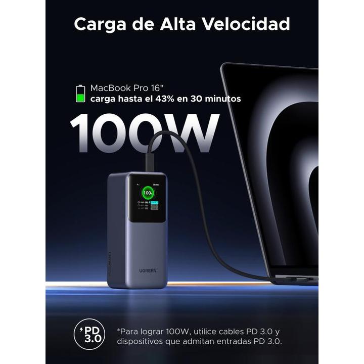 Productafbeelding Ugreen Nexode (20000 mAh, 130 W, 72 Wh)