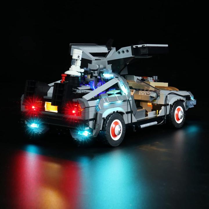 Produktbild BrickBling LED Licht Set für LEGO Zurück in die Zukunft: DeLorean - Die Zeitmaschine