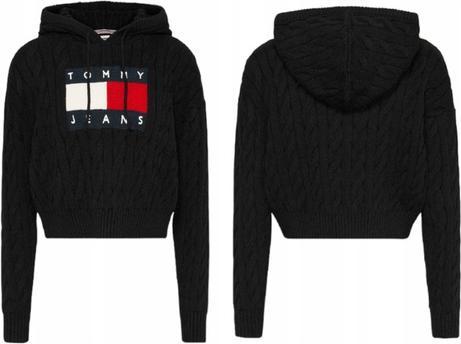 Image du produit Tommy Hilfiger Sweat à capuche Tjw Center Flag Cable pour femme (M)
