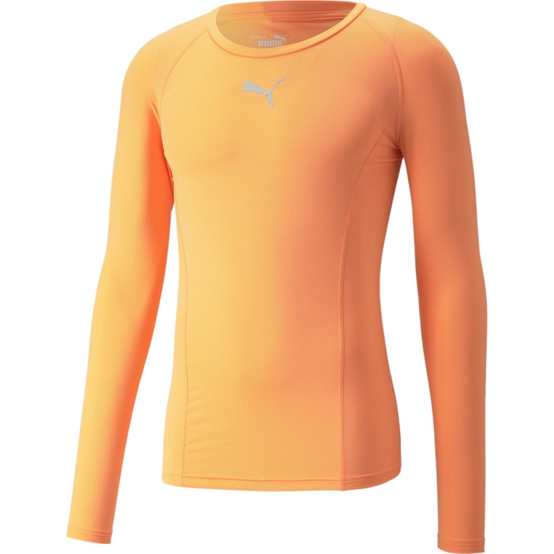 Puma, Herren, Sportshirt, LIGA Baselayer Tee LS (XL), Orange, XL