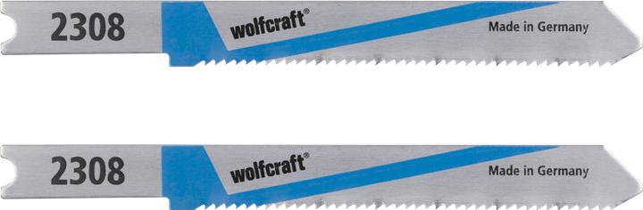 Produktbild wolfcraft 2 Stichsägeblätter HSS L=70mm U-Schaft
