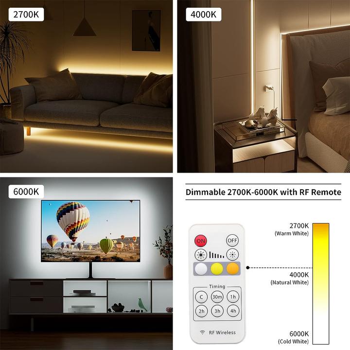 Actual product image Lumina Swiss COB LED Strip (Cold White, Neutral White, Warm white, 200 cm, Indoor)