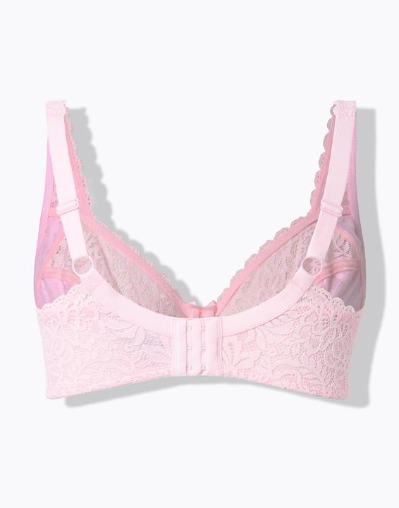 Produktbild Ulla Popken Bügel-BH, Blütenspitze, Vollspitze, Cup B - E (Einzelpack, 95 E)