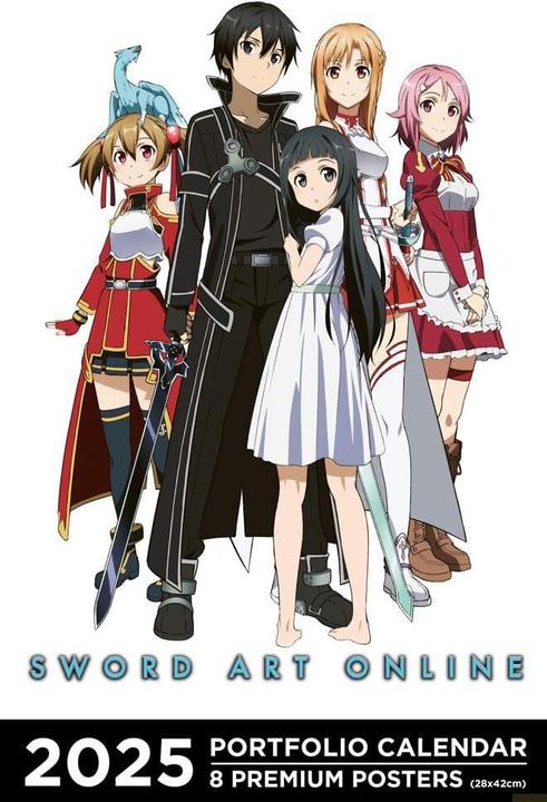 Image du produit Ynnis Sword art on line : calendrier portfolio 2025 : 8 posters premium
