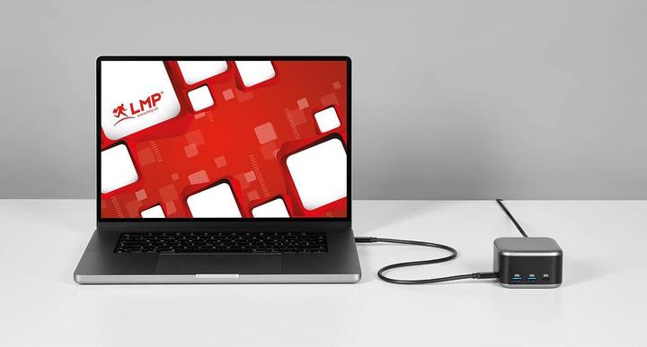 Produktbild LMP PowerDock Schwarz (USB-C, 5 Ports)