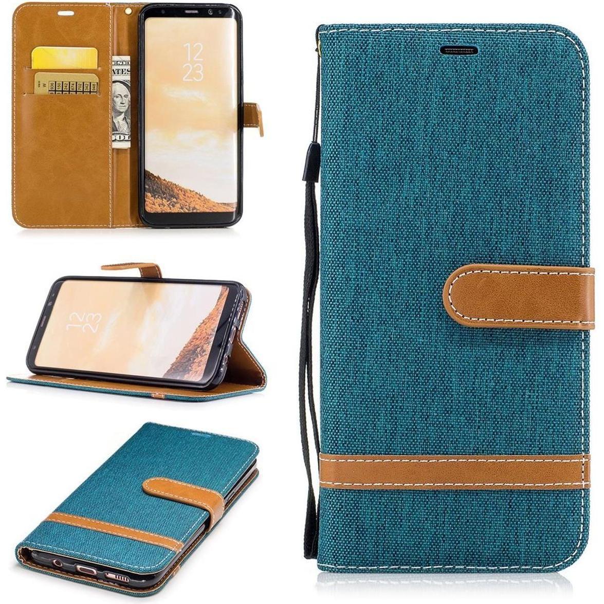 König Design Hülle Handy Schutz für Samsung Galaxy S8 Plus Case Cover Tasche Wallet Etui Neu (Samsung Galaxy S8+), Smart...