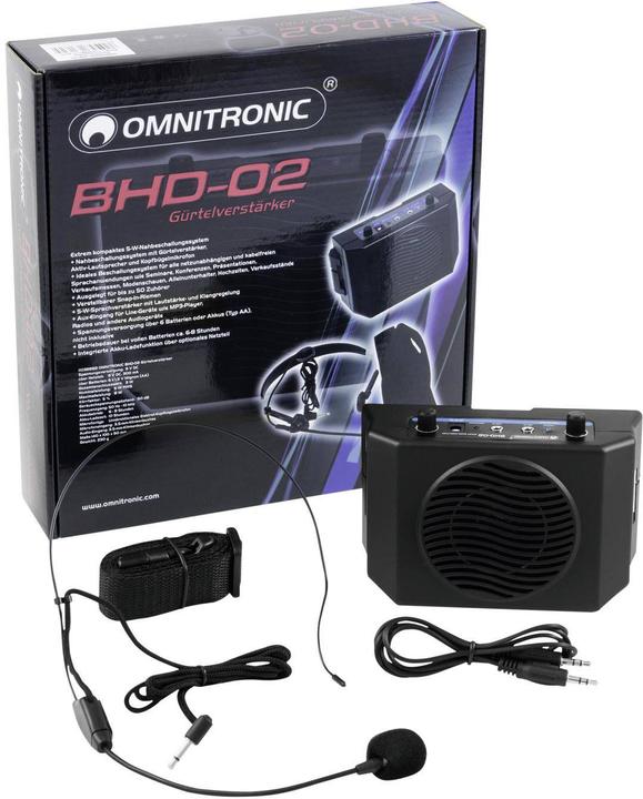 Omnitronic Haut-parleur de sonorisation mobile 5 cm 2 (1x 3 W)