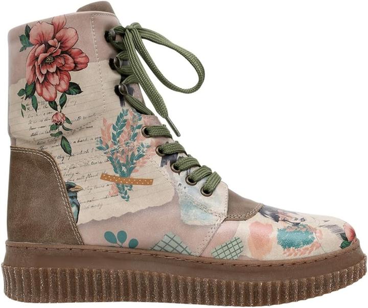 Actual product image Dogo Vegan Leather Multicolor Long Boots (39)