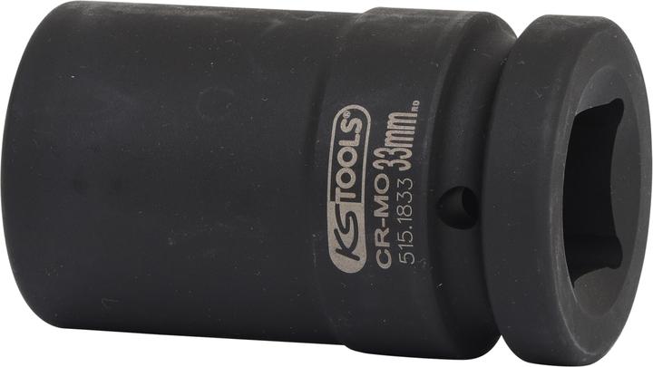 Actual product image KS Tools 1" power socket long (33 mm)