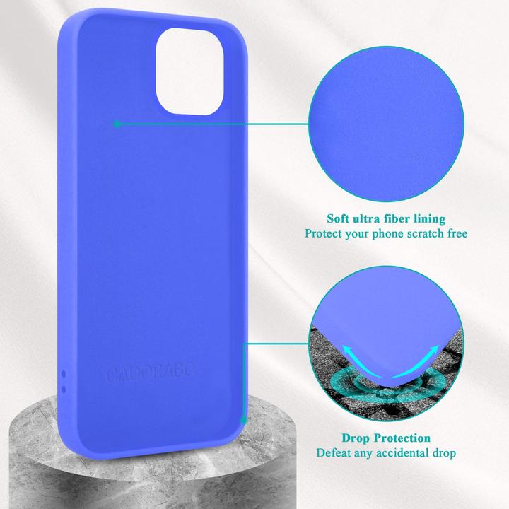 Produktbild Cadorabo Hülle für Apple iPhone 14 im TPU Liquid Silicone Case Style (Apple iPhone 14)