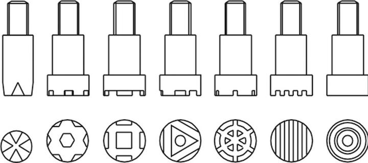Produktbild Donau Brennstempel Set 7-tlg.