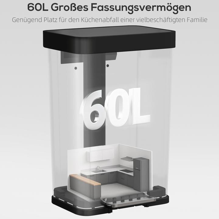 Produktbild Homcom Mülleimer (60 l)