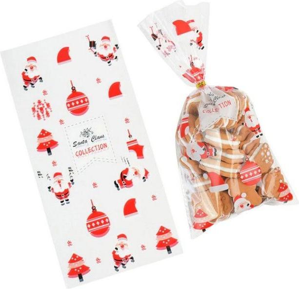 Image du produit MU Style BAG Series Sacs cadeaux pour biscuits de Noël (50 pièces) (1 x)